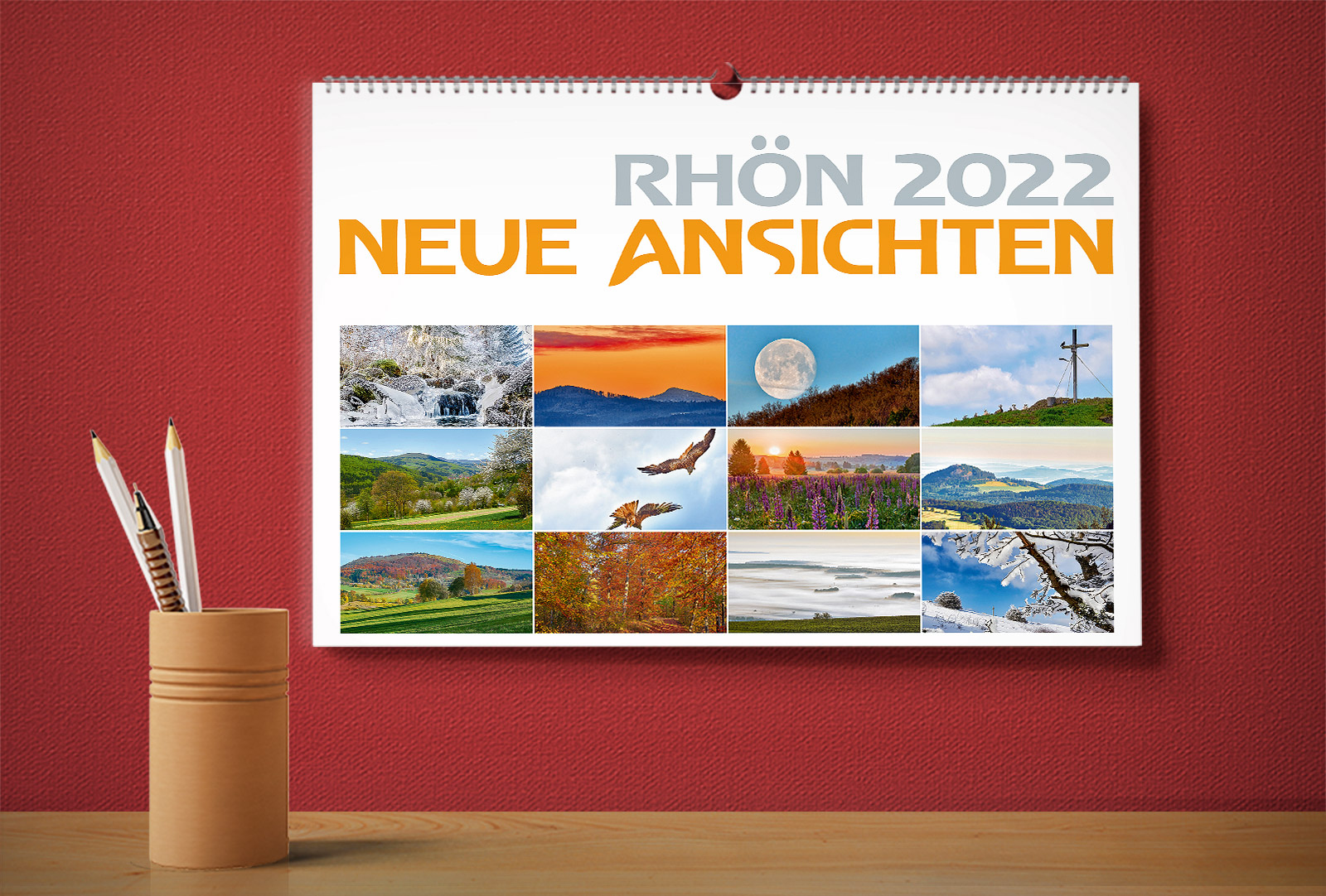 Kalender „Rhön 2022 – Neue Ansichten“ jetzt im Handel # Biosphärenreservat Rhön © Karin Anne Schöbel, Verlag Neue Ansichten, Gersfeld