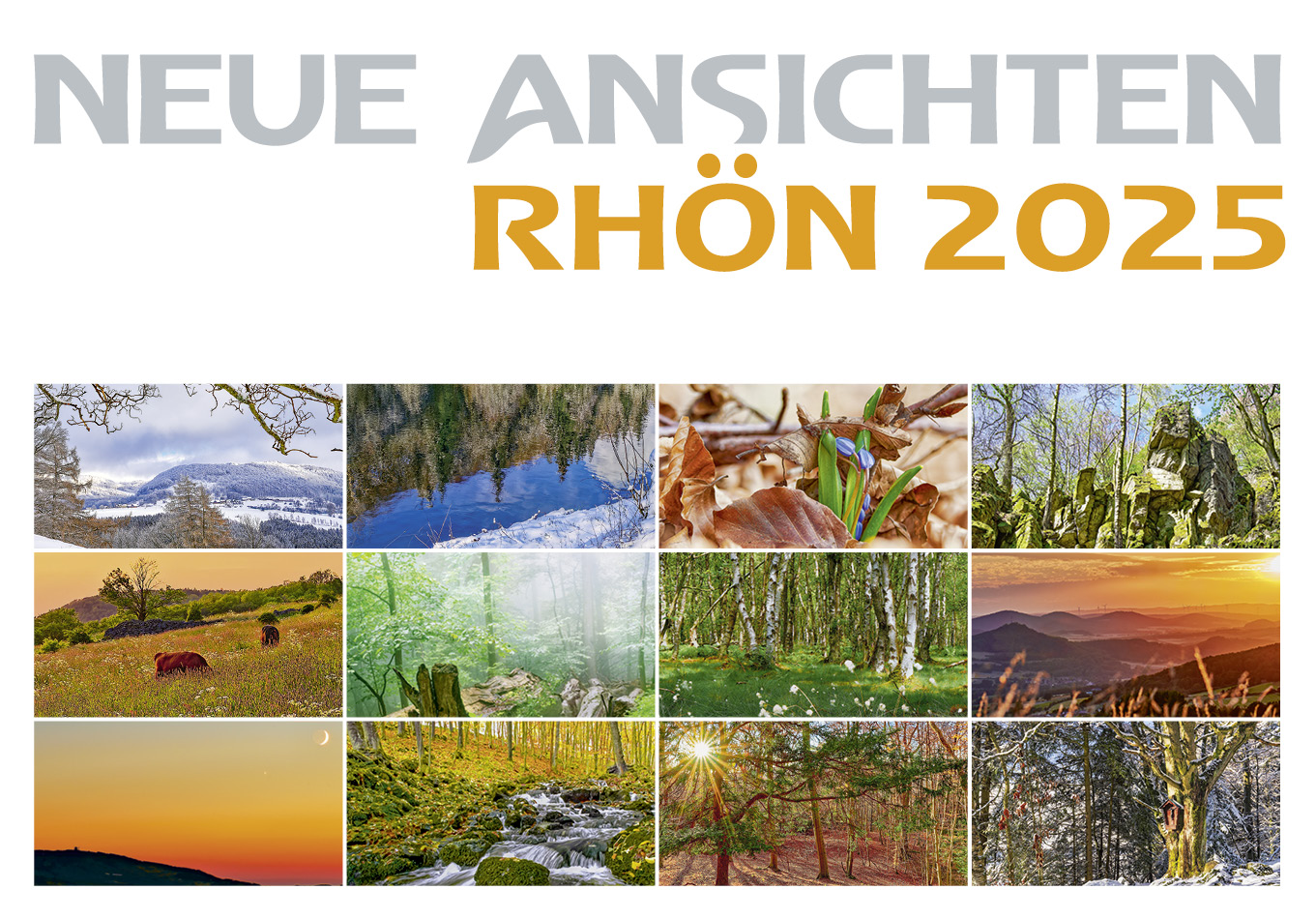 Titelblatt des Kalenders „Rh&ouml;n 2025 _ Neue Ansichten“ 